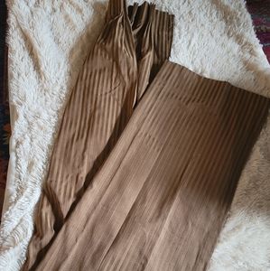 Custom drapery 1 panel Pleated 96" 1 of 2 Taupe Mocha lined  per panel